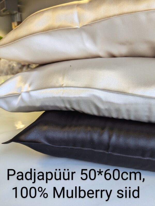 Padjapüür 50*60 cm, Must, 100% Mulberry siid